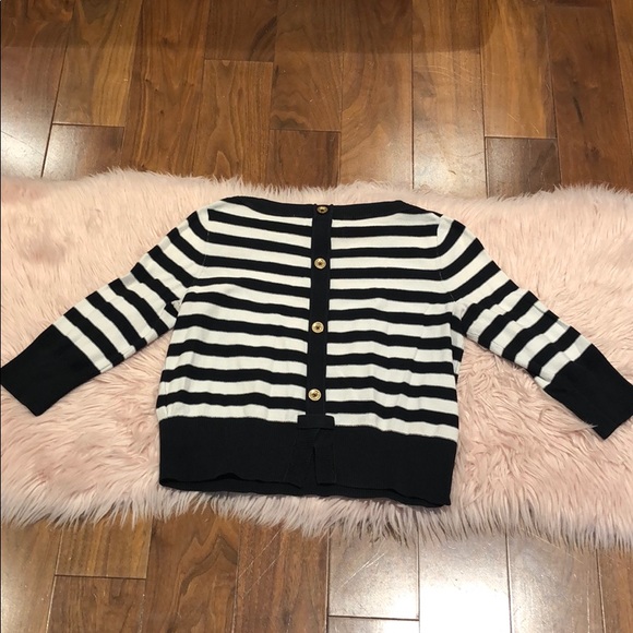 Juicy couture black and white striped top size S - Picture 5 of 9